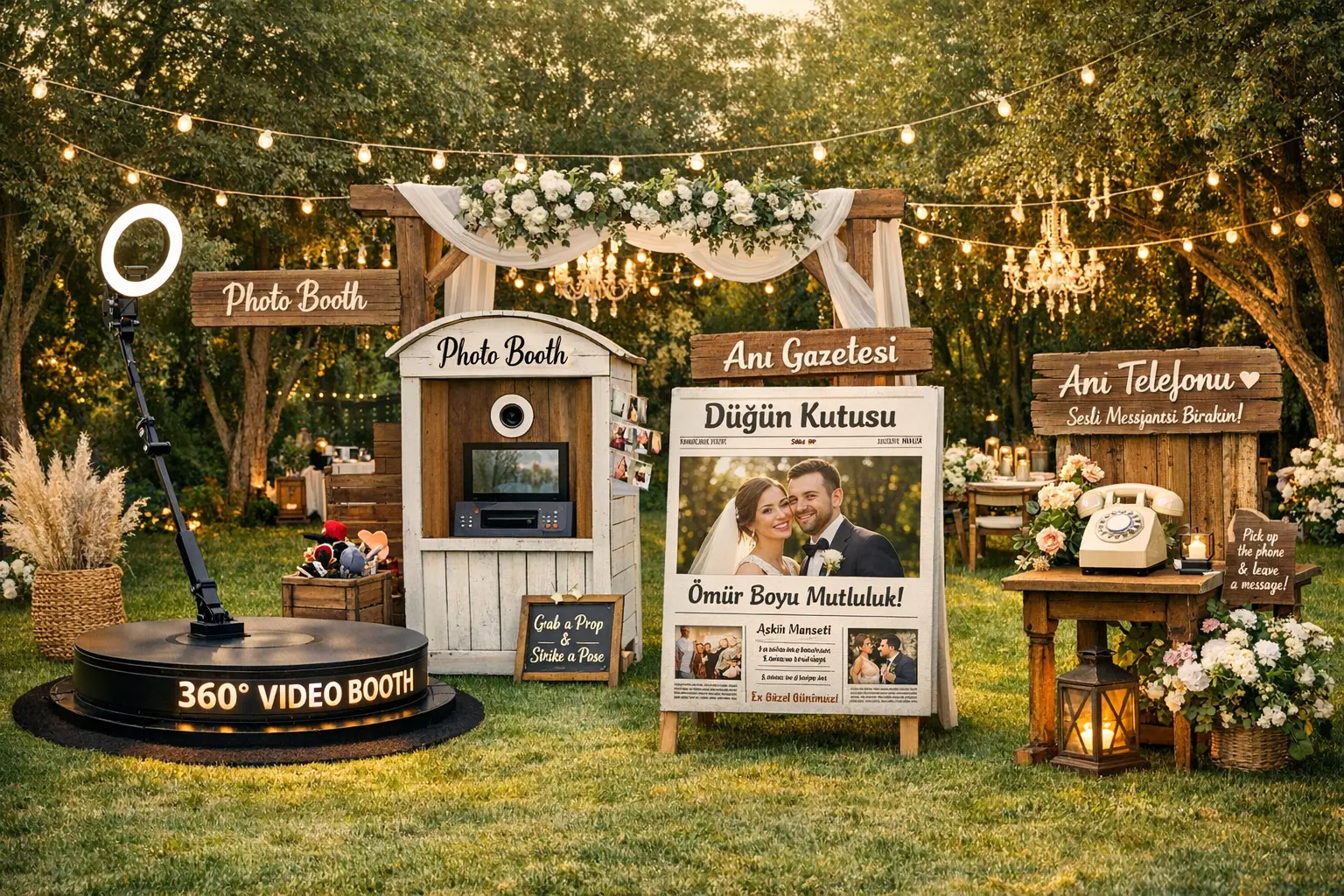 Hatıra Sahnesi - Photo Booth, 360 Video Booth, Anı Telefonu Kiralama