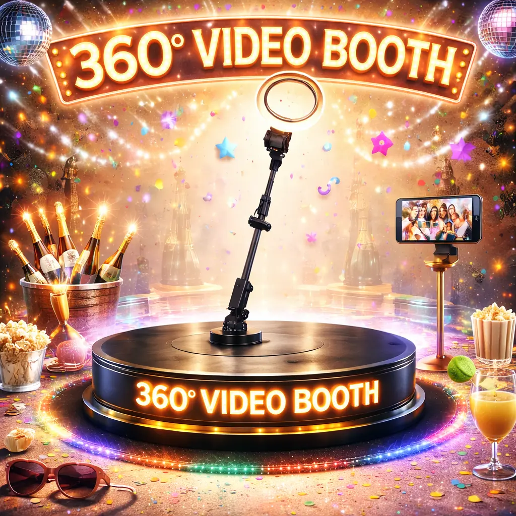 360° Video Booth Kiralama - Düğün ve Etkinlik Hizmeti | Düğün Kutusu
