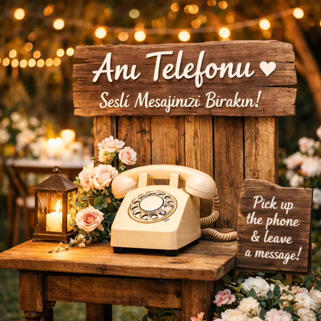 Anı Telefonu Kiralama - Düğün ve Etkinlik Hizmeti | Düğün Kutusu